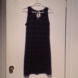 Women's Black Sheer Sun Dress/Cover Up Size Medium "BB Collection" - VGC